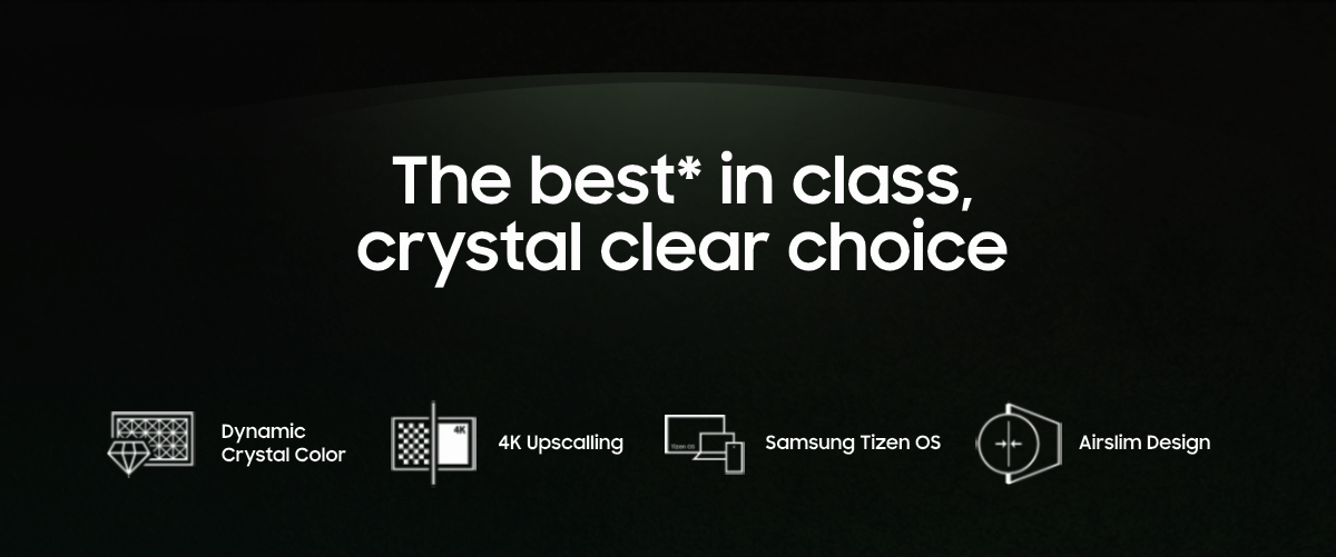 The best in class, crystal clear choice